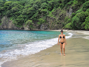 An image from Costa Rica beach